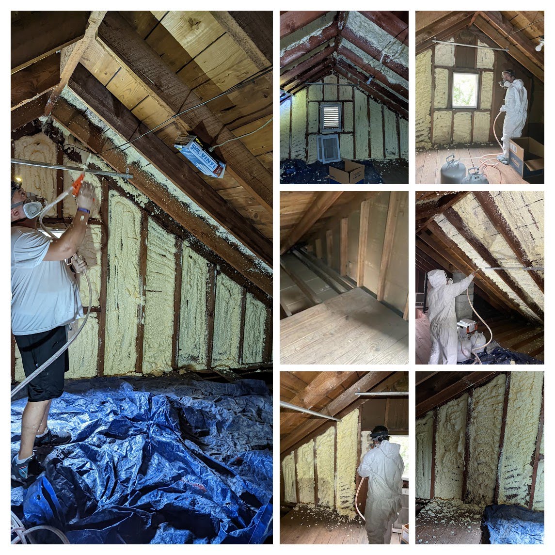Insulating the attic