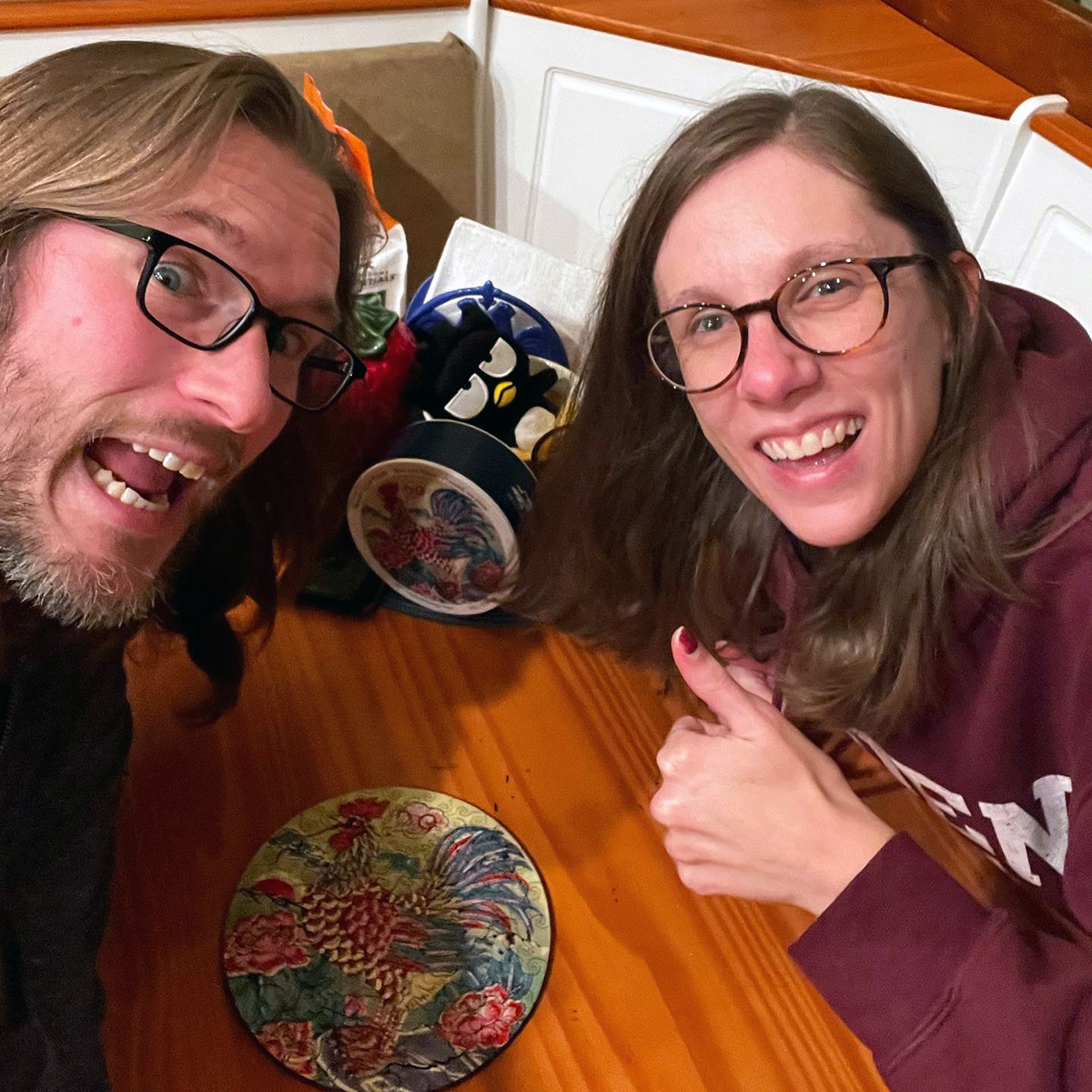 We did a puzzle – like dorks!