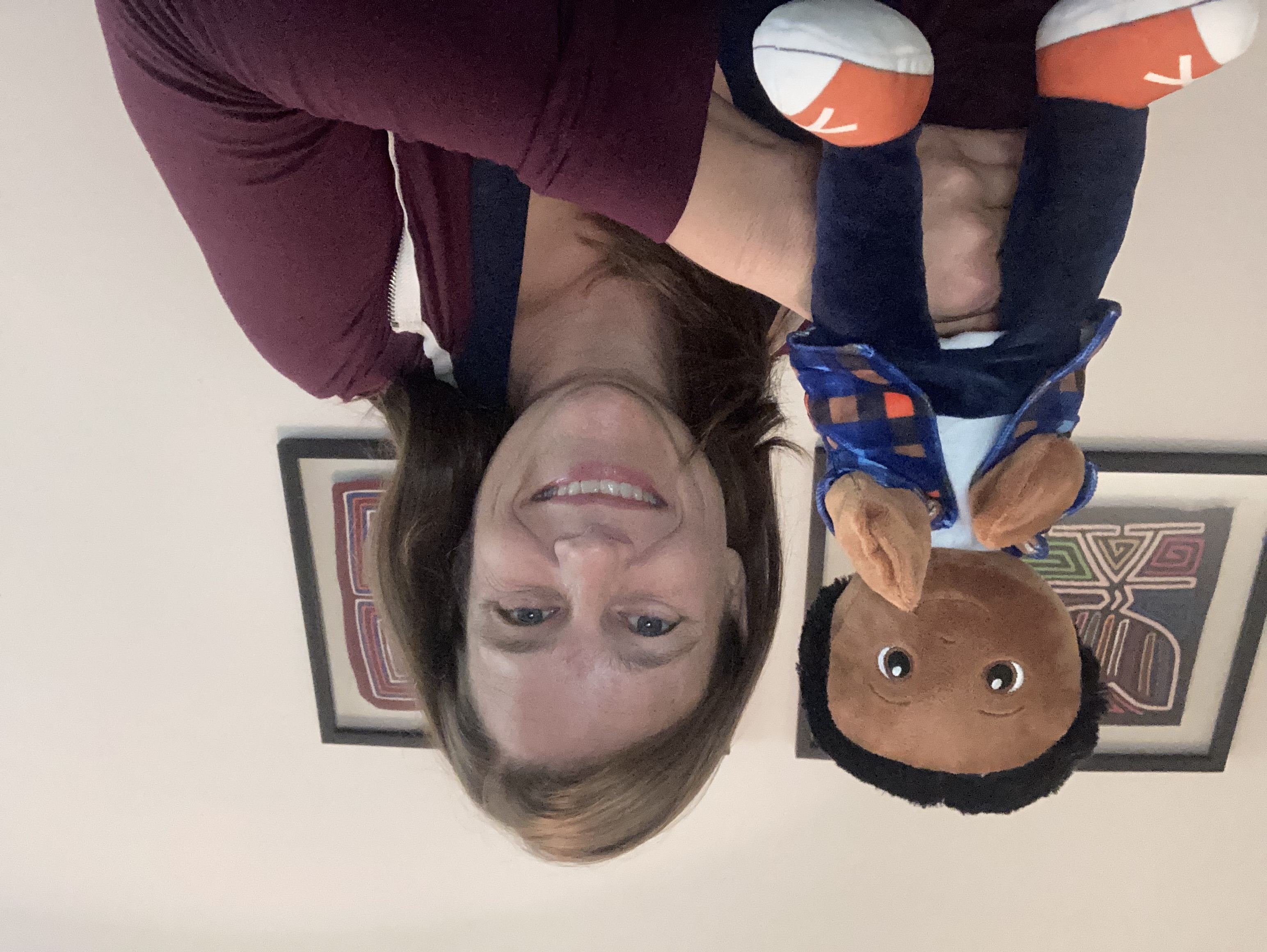 Jen’s puppet friend