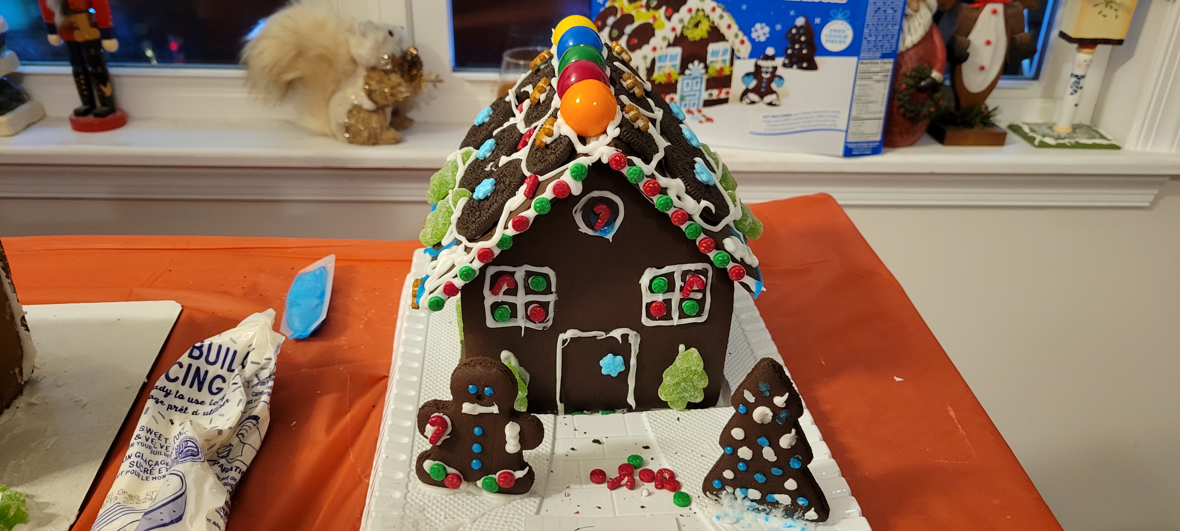 Our First (Oreo) Gingerbread House