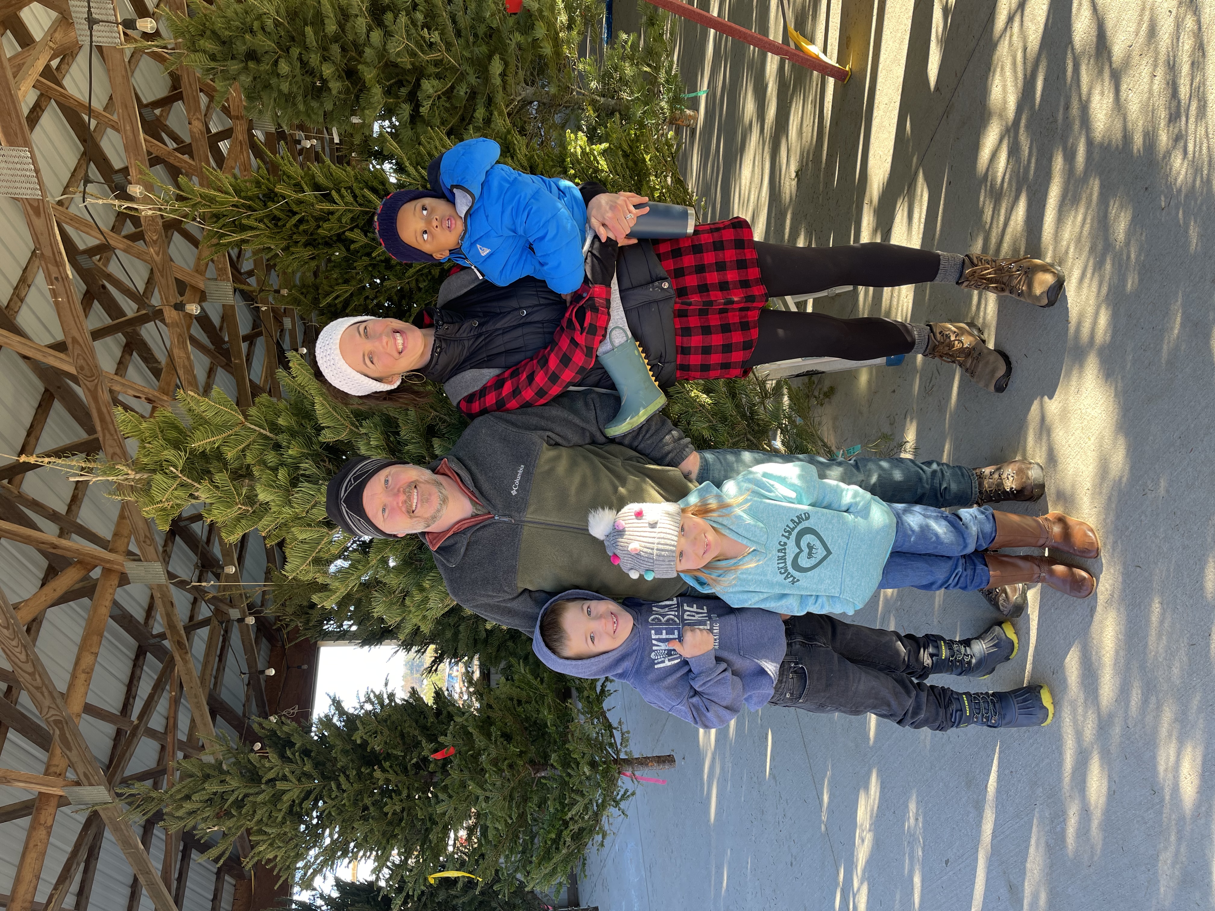 Getting our Christmas Tree