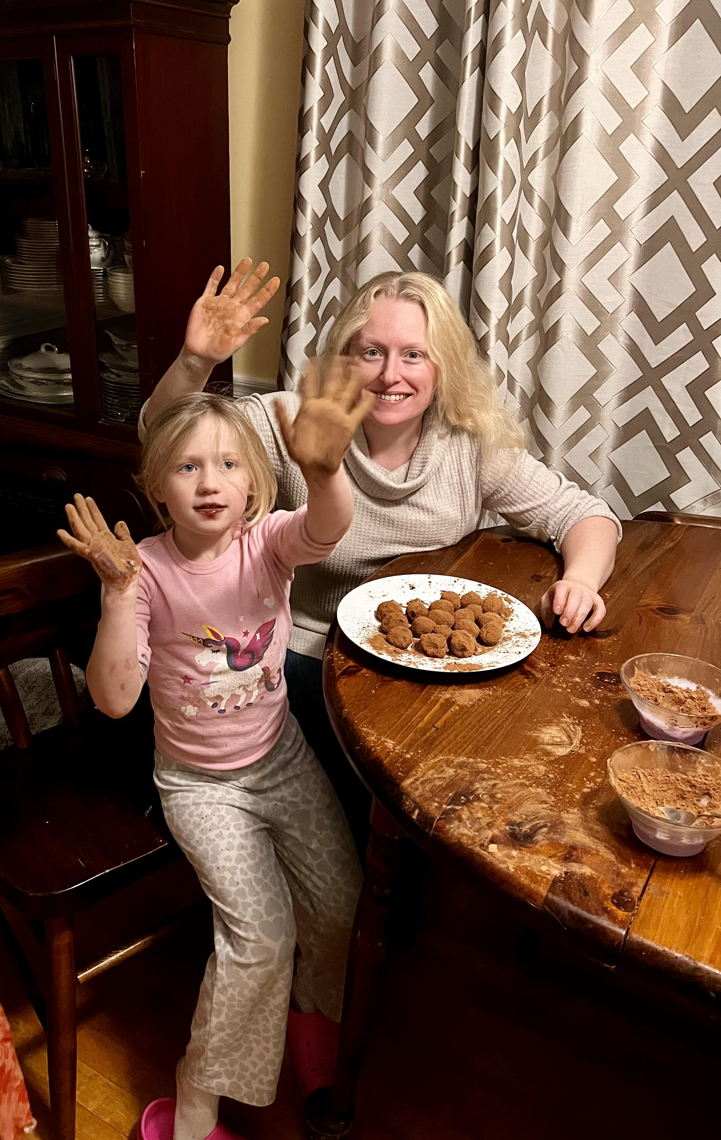 Truffle Making with Niece