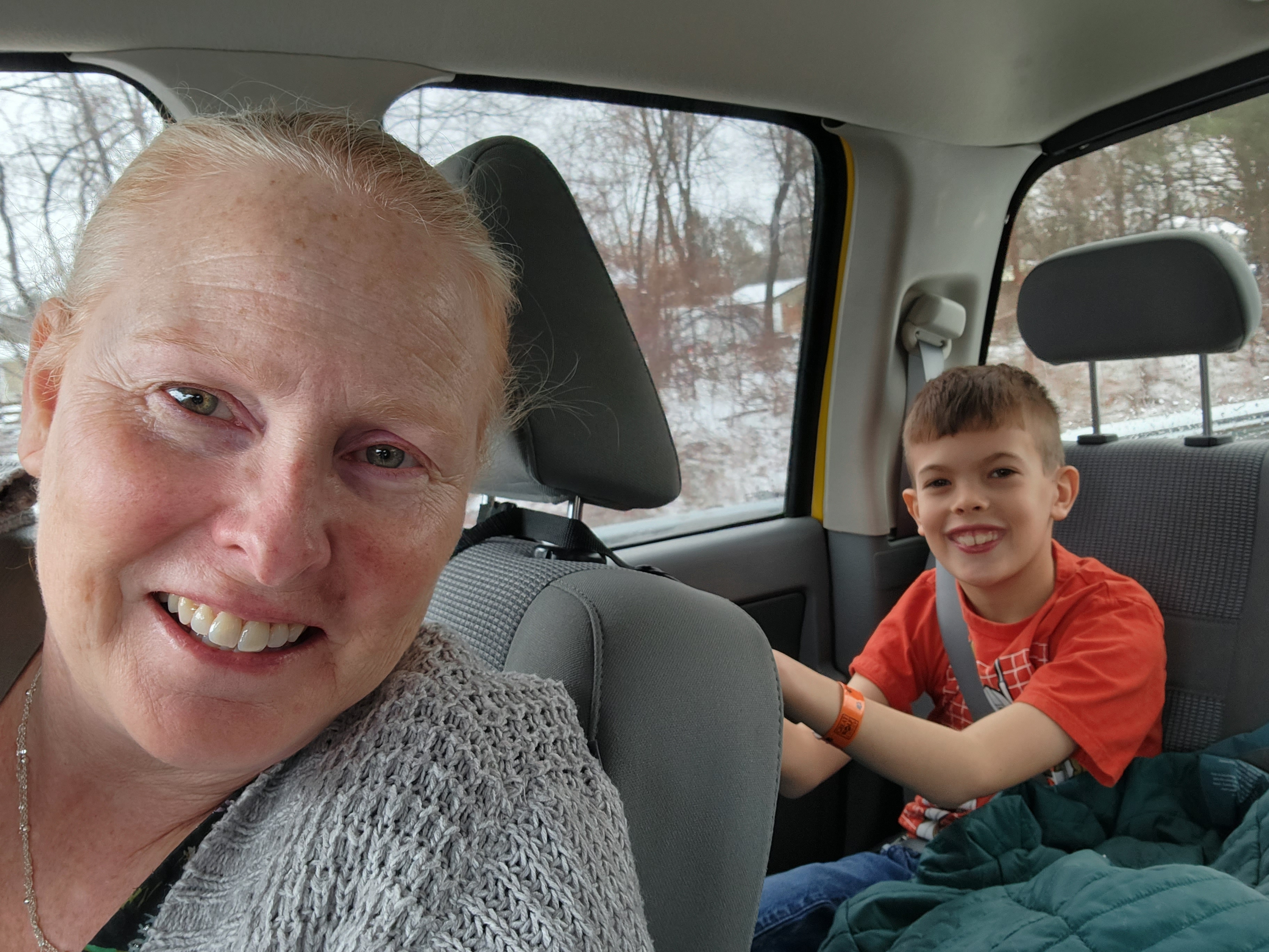 On our way to the aquarium