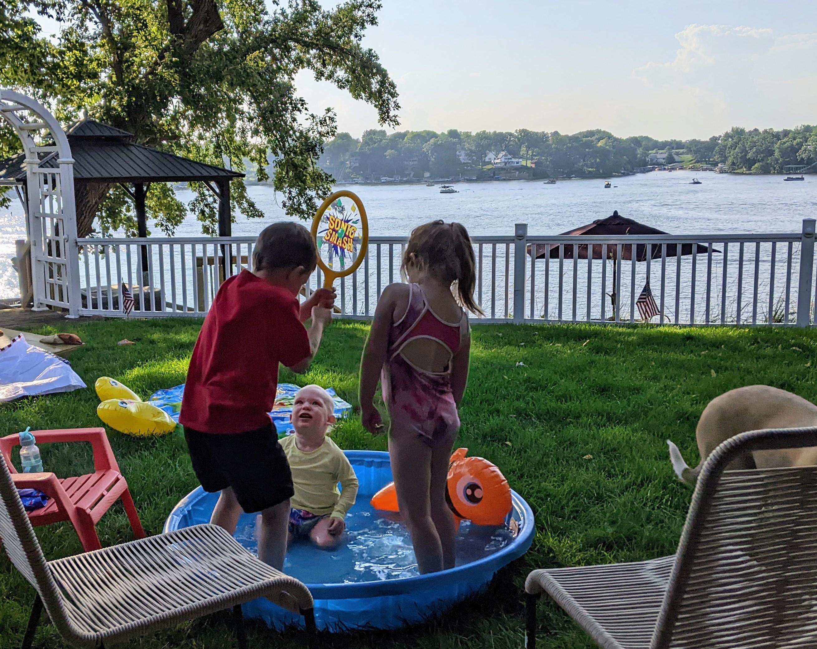 Playing with our cousins!