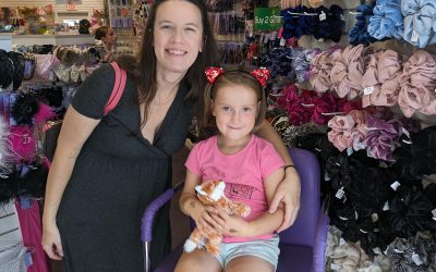 Look who’s getting her ears pierced!!