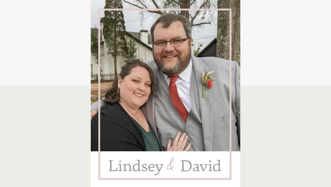 David and Lindsey are hoping to adopt a baby in Alabama. 
