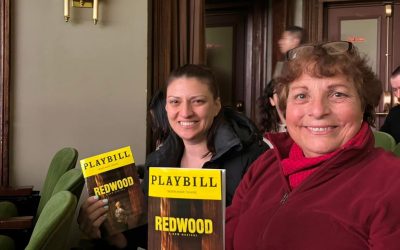Maryanne and her mom seeing Idina Menzel on Broadway