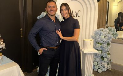 Baptizing my God son!