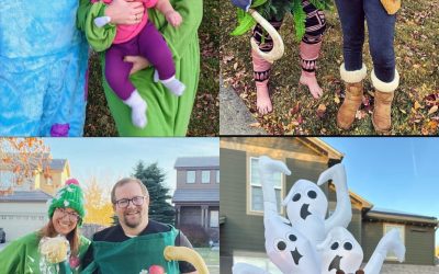 Past Halloween costumes